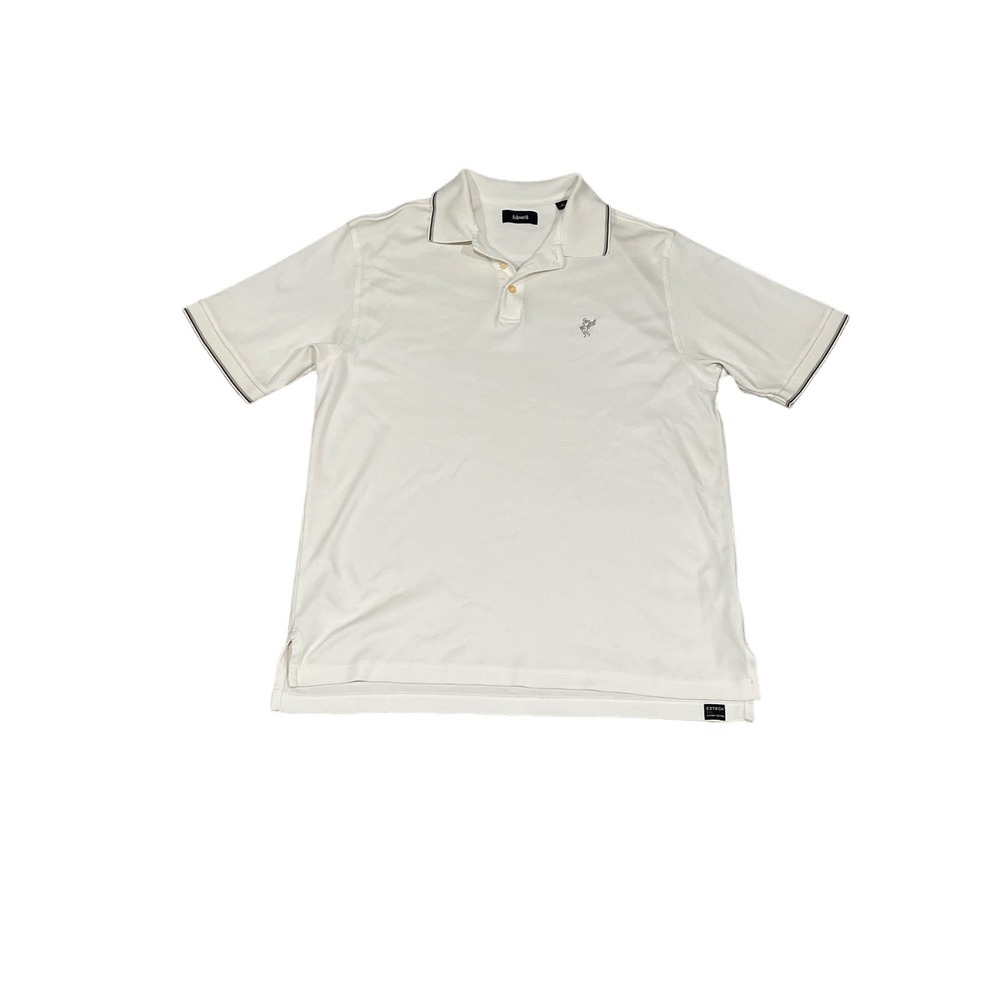 Ashworth Cream Golf‎ Shirt Size M 846-W - Picture 2 of 5